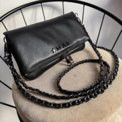 Agni Bag Negro Herrajes Negros