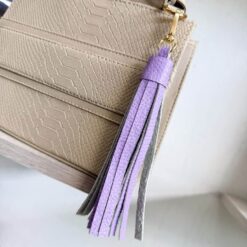 KeyChain Mota Lavanda 100% Piel