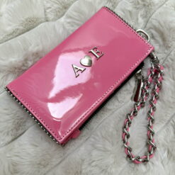 Nova Wallet Dots Charol Rosa Pop