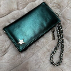 Nova Wallet Dots Deep Green Metálico