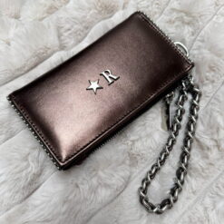 Nova Wallet Dots Moka Metálico