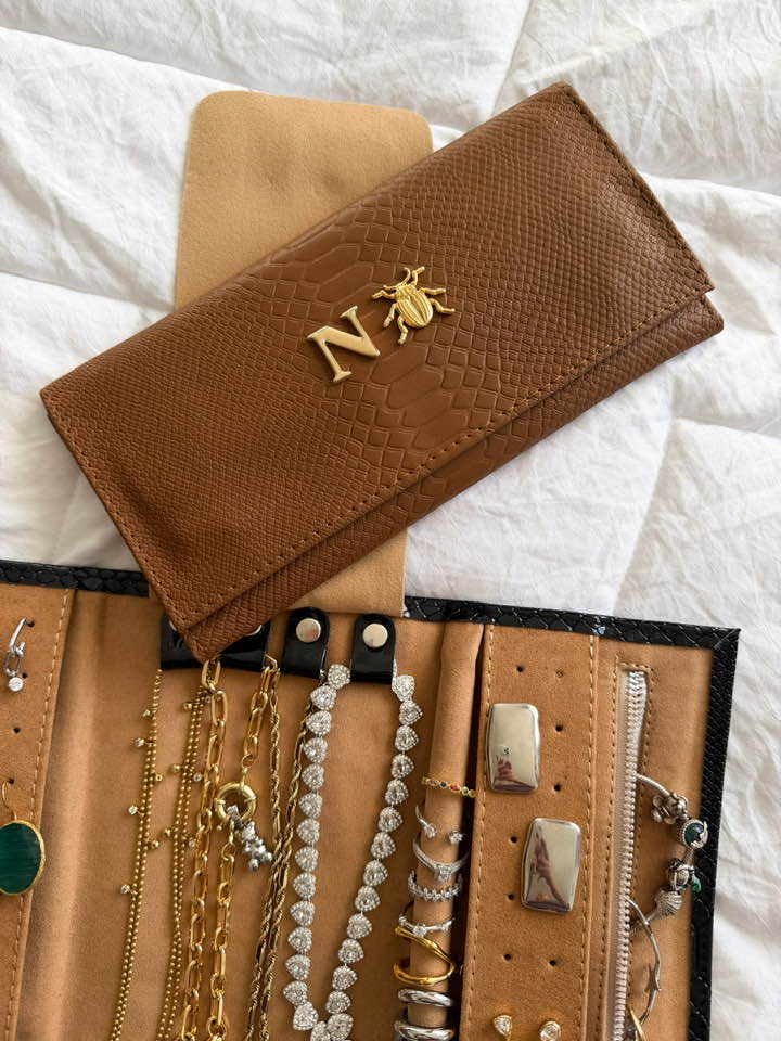Jewelry Fold N Pitón Camel 2 Tiras