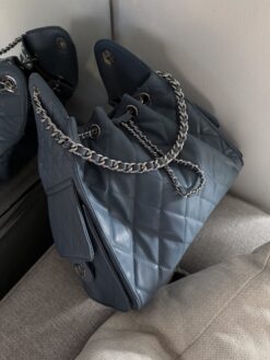 Soho 25 Large Blue Jeans Herraje Plata
