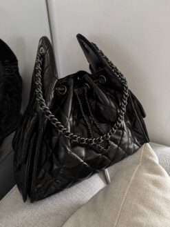 Soho 25 Large Negro Metalico Shine Herraje Negro