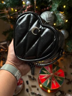 Cosy Heart Shine Negro Herraje Negro