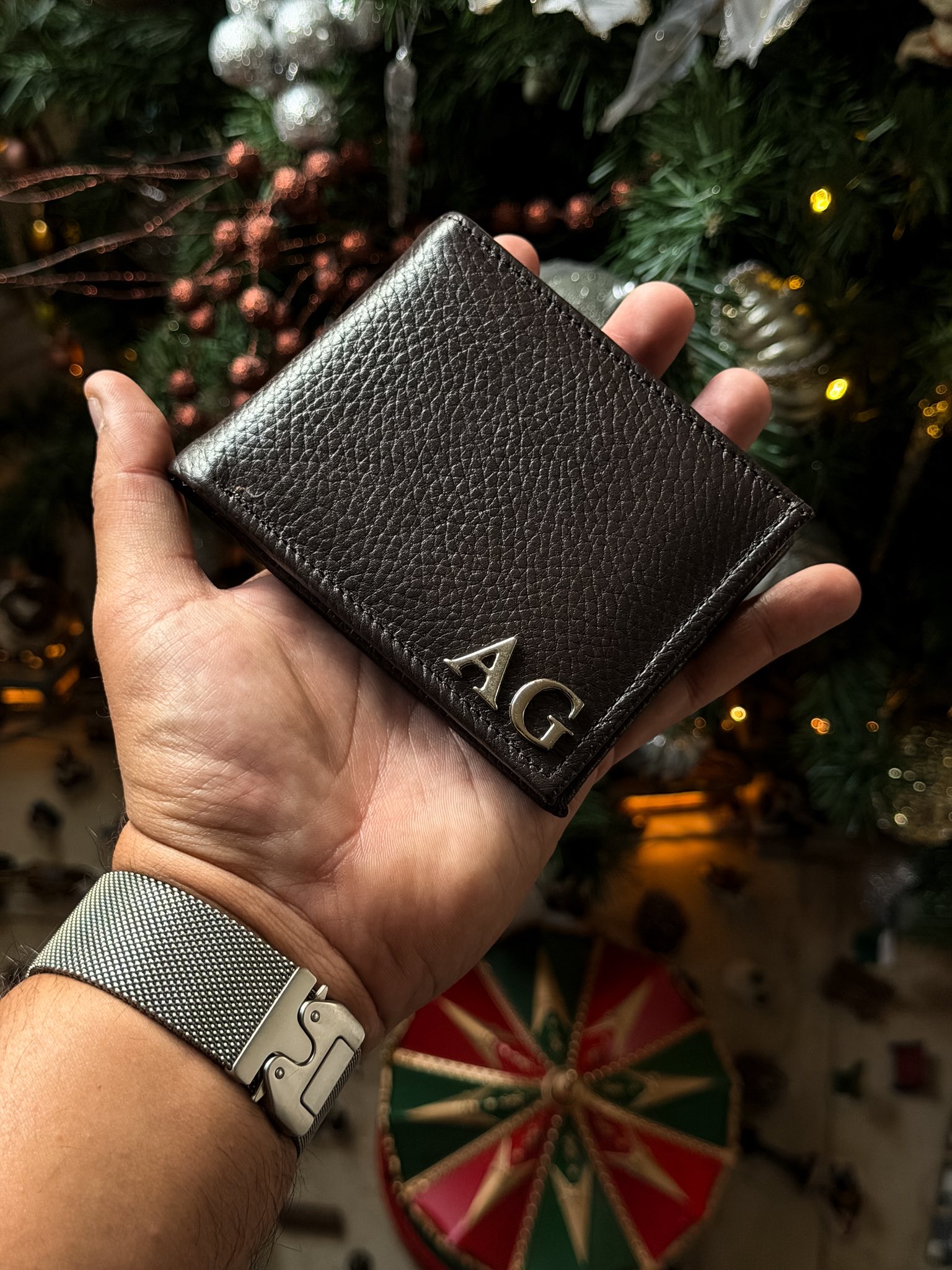Cartera Orion Ferrero 100% Piel