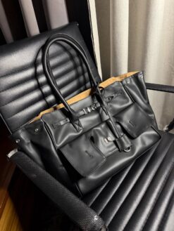 Élite Tote + Cierre - Negro