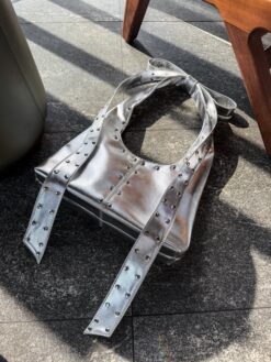 Emilia Bag Silver Metálico