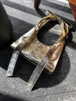 Emilia Bag Champagne Metálico