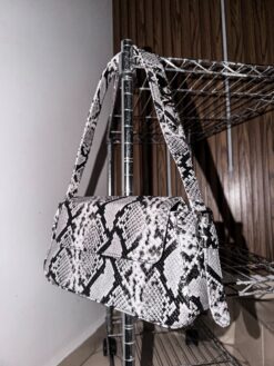 Agnes Mystic Phyton Grey + Herraje Plata
