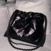Hera Bag Cadena Negra - Negro Metálico
