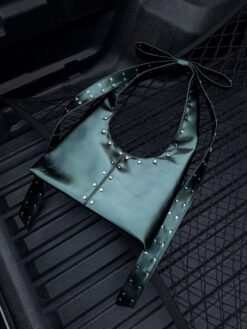 Emilia Bag Deep Green Metálico