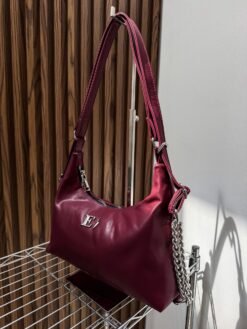 Cia Mini Bolsa-Mochila Burgundy