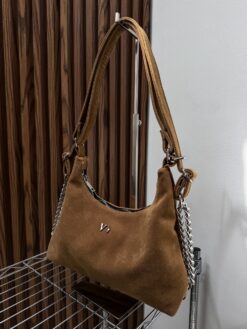 Cia Mini Bolsa-Mochila Velvet Capuccino