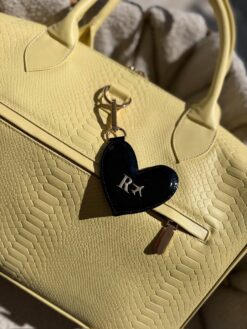 Llavero Heart Wrinkle Negro
