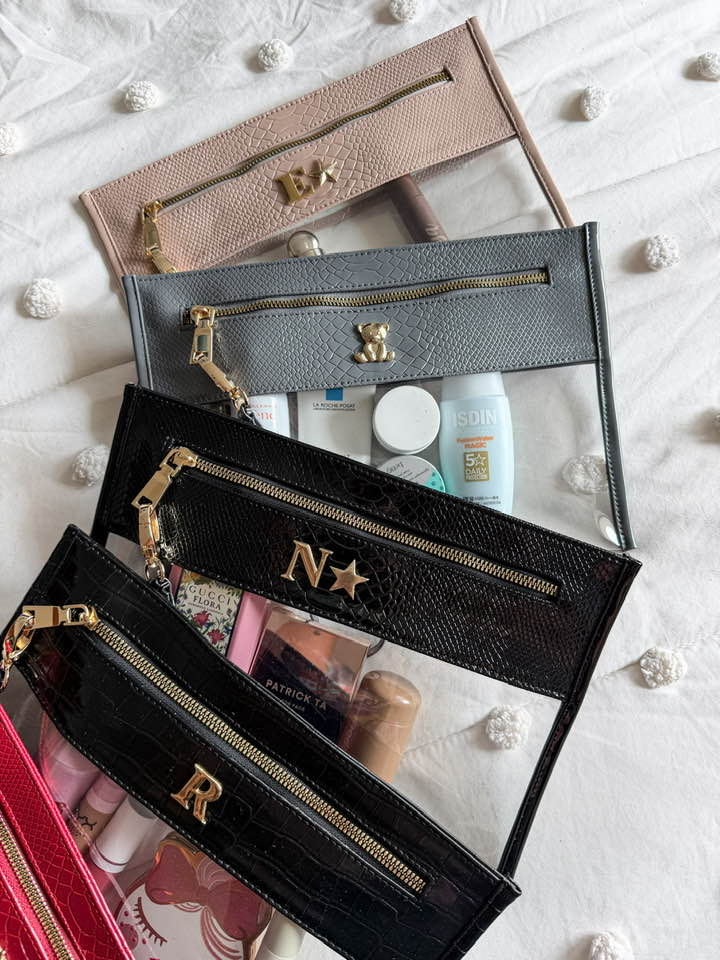 Cosmetiquera Clutch Drillo Negro - Imagen 3