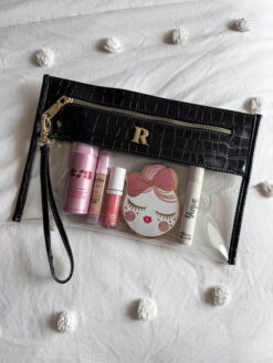 Cosmetiquera Clutch Drillo Negro