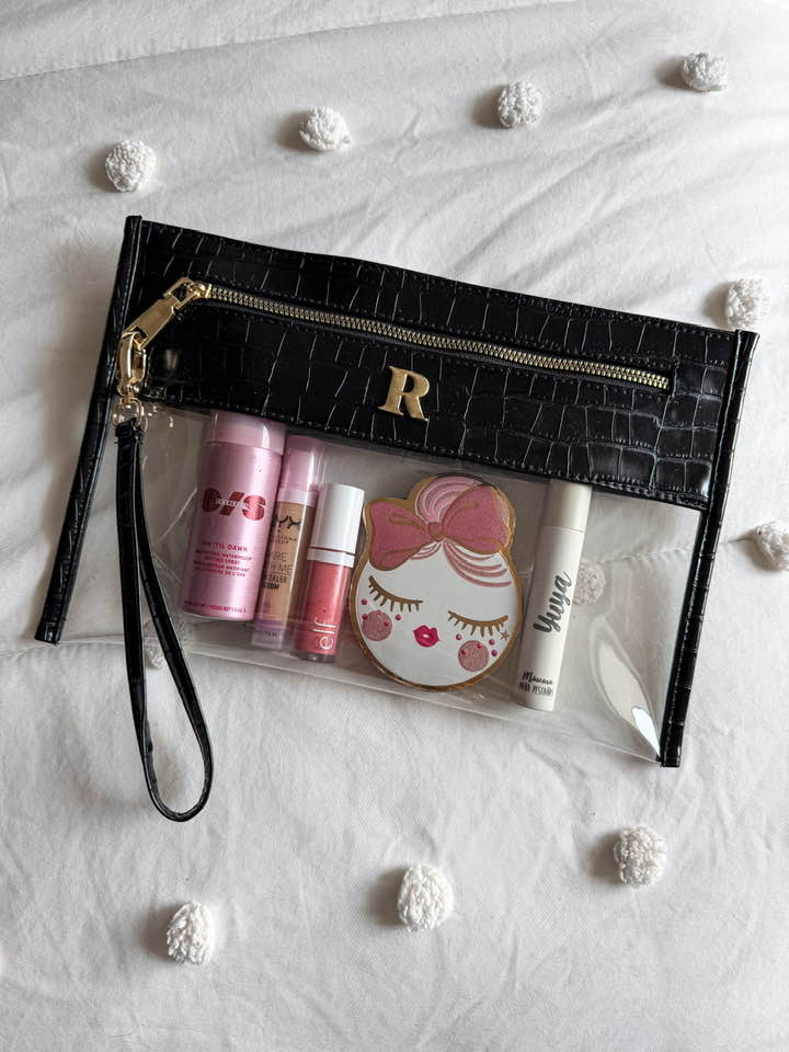 Cosmetiquera Clutch Drillo Negro