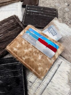 Sauvage Cardholder 100% Piel Genuina (COLOR ALEATORIO)