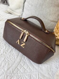 Neceser Alina - Café Claro 100% Piel