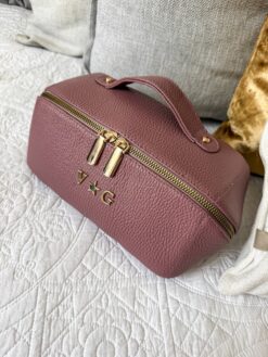 Neceser Alina - Palo de Rosa Oscuro 100% Piel