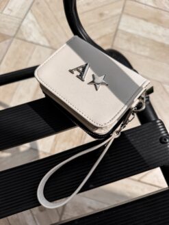 Double Cherry Wallet - Latte