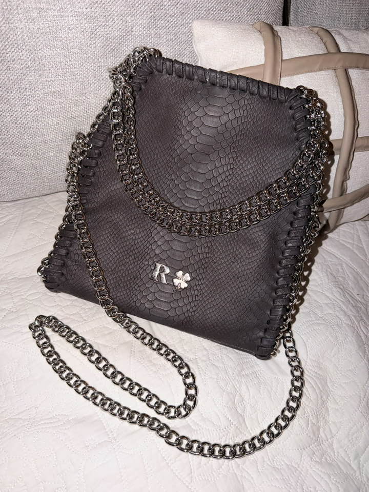 Kyra Mini Pitón Oxford - Herrajes Plata