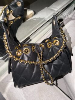 Soho 25 Small Negro-C Herraje Oro