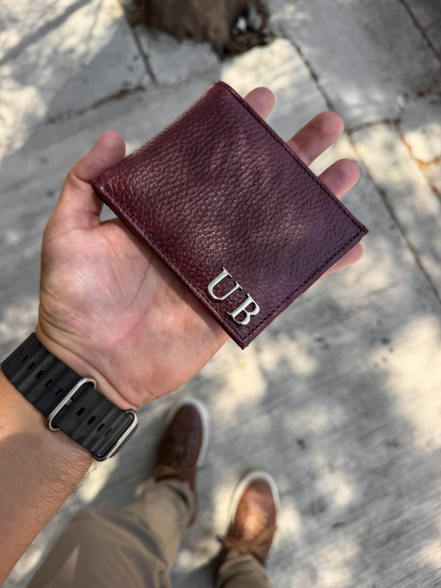 Cartera Orion Vino 100% Piel
