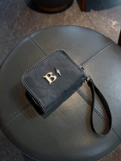 Double Cherry Wallet - Denim Grey