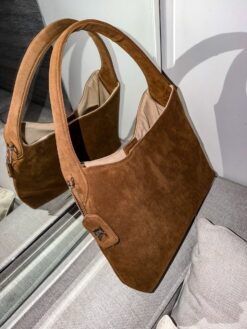 Vera Large Velvet Camel