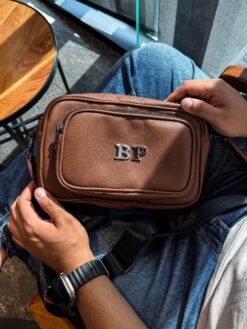Aurelio Crossbody Man - Grain Tabaco