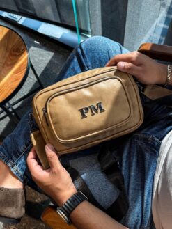 Aurelio Crossbody Man - Camello