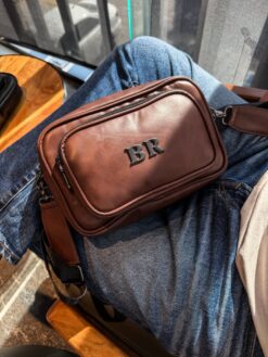 Aurelio Crossbody Man - Brown Wine