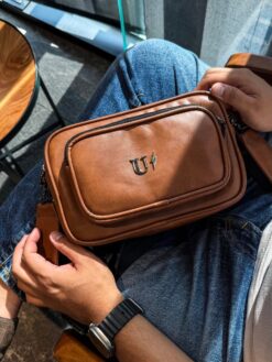 Aurelio Crossbody Man - Tan