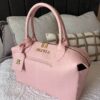 Pañalera Baby Bag Pitón Pétalo Herraje Oro
