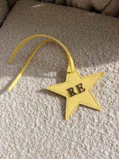 Trendy Star Tag - Butter Cream