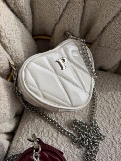 Cosy Heart Glossy Blanco