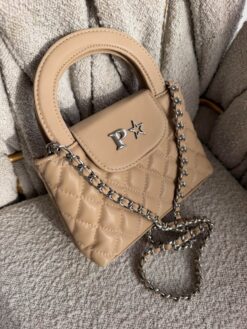 Kelly Nano Nude- Herrajes Plata