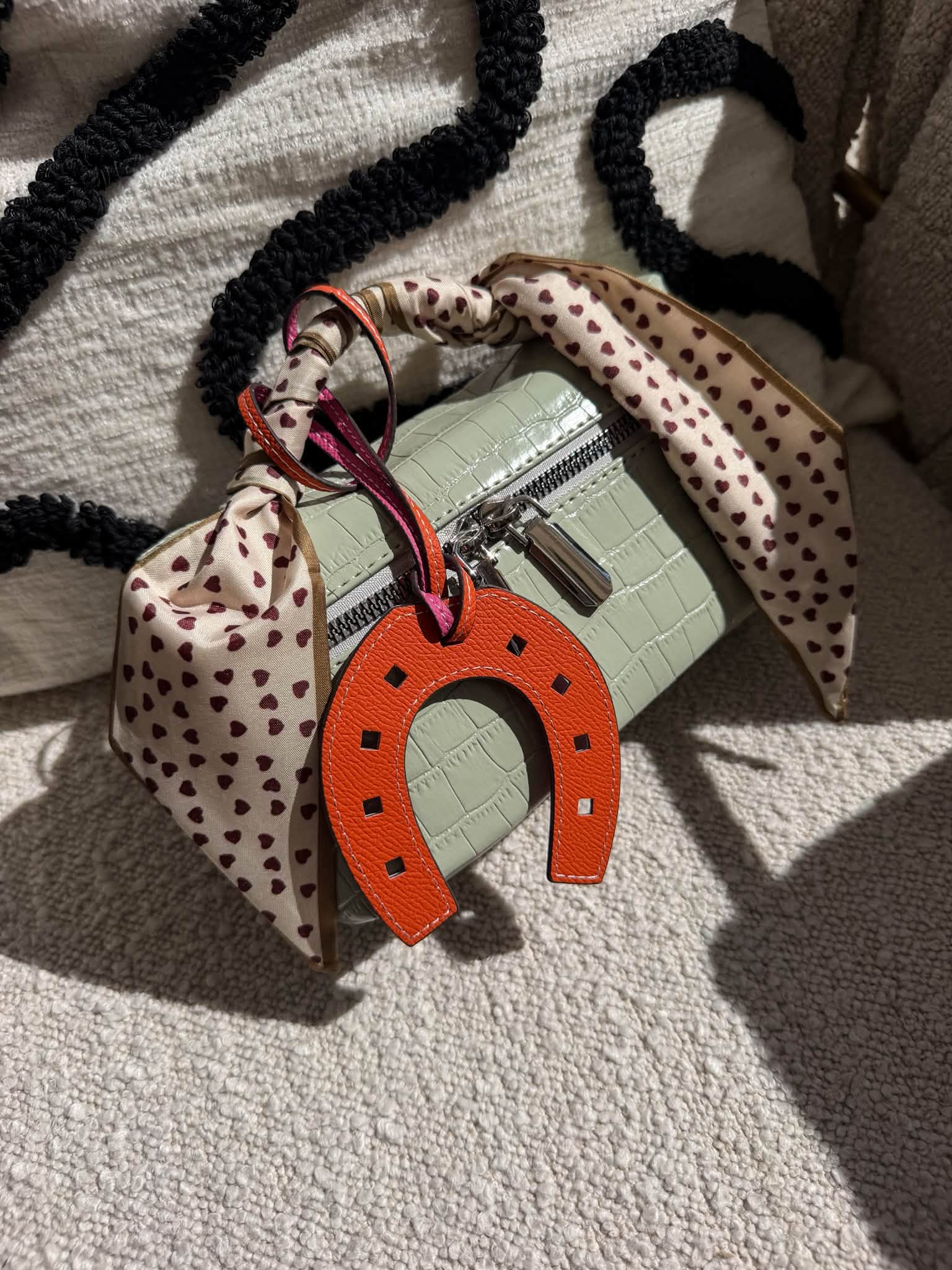 Herradura Naranja/Rosa - Bag Charm